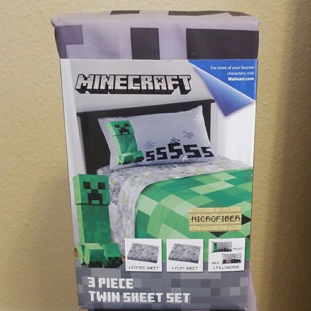 Minecraft sheet set twin
